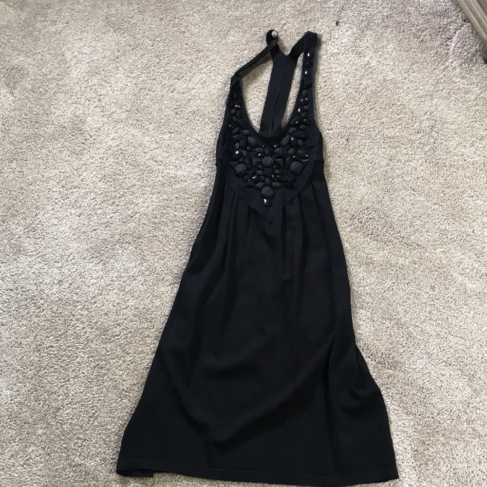 Black short dress